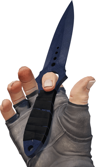 Preview image 3 of ★ Cuchillo esqueletizado | Azul metalizado (Deplorable)