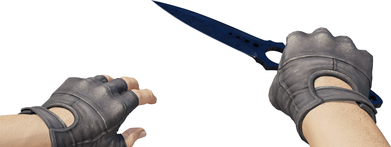 Preview image 4 of ★ Skeleton Knife | Blue Steel (Minimal Wear)