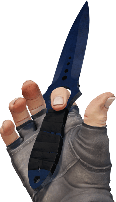 Preview image 3 of ★ Skeleton Knife | Blue Steel (Minimal Wear)