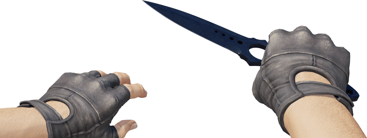 Preview image 4 of ★ Skeleton Knife | Blue Steel (Well-Worn)