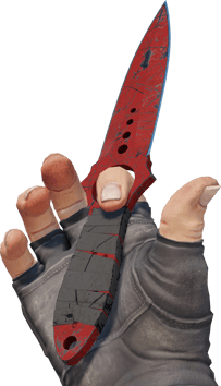 Preview image 3 of ★ Skeleton-puukko | Verenpunainen seitti (Reissussa rähjääntynyt)