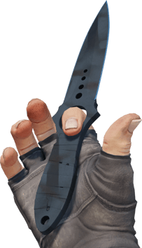 Preview image 3 of ★ 스켈레톤 칼 | 검은색 줄무늬 (현장에서 쓰인)