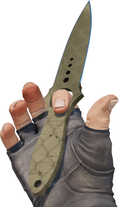 Preview image 3 of ★ Cuchillo esqueletizado | Malla de safari (Bastante desgastado)