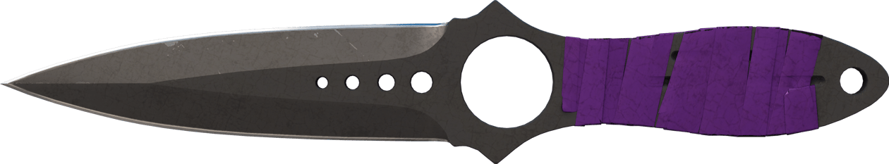 Preview image 2 of ★ Skeleton Knife | Ultraviolet (Battle-Scarred)