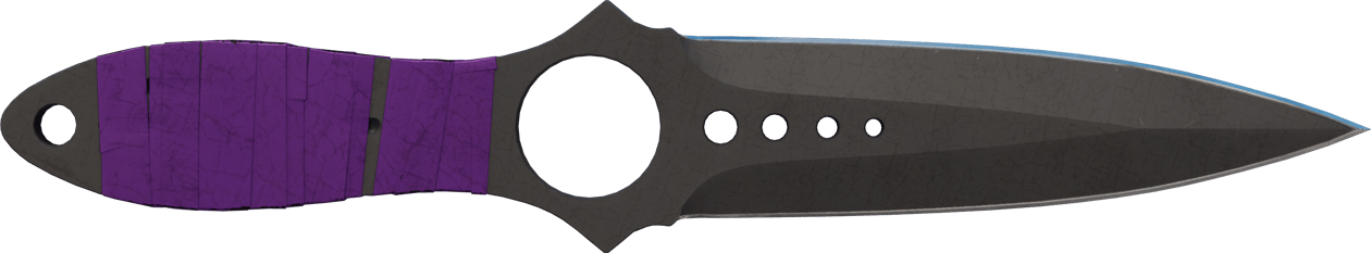 Preview image 1 of ★ Skeleton Knife | Ultraviolet (Battle-Scarred)