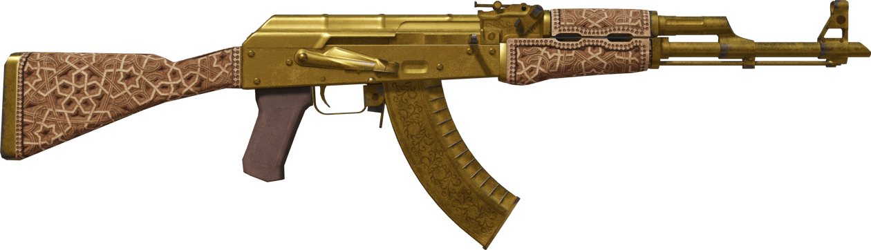 Preview image 2 of Souvenir AK-47 | Arabesco dorado (Deplorable)