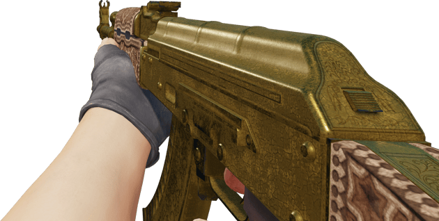 Preview image 3 of Souvenir AK-47 | Arabesque dorée (Marquée par les combats)