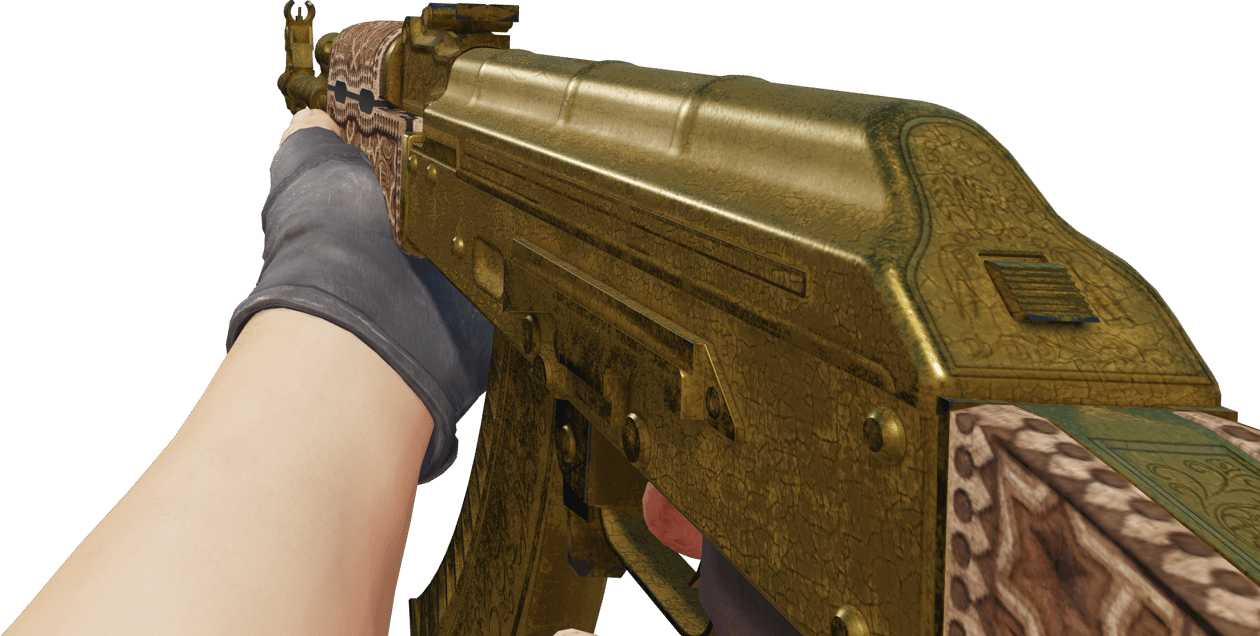 Preview image 3 of Souvenir AK-47 | Arabesco dorado (Deplorable)