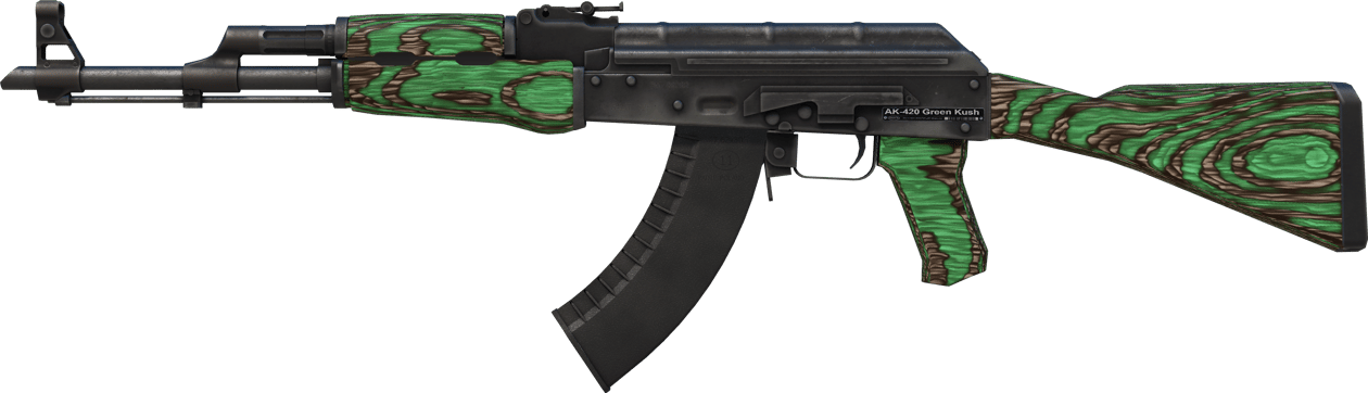 Preview image 1 of Souvenir AK-47 | Green Laminate (Nuovo di fabbrica)