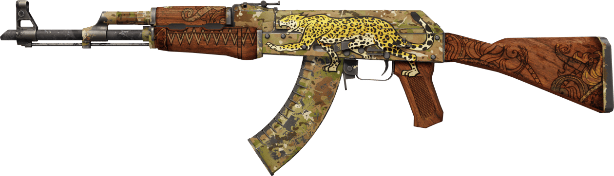 Preview image 1 of Souvenir AK-47 | Panthera onca (Reissussa rähjääntynyt)