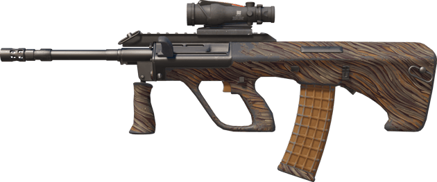 Souvenir AUG | Lohkeileva puu (Käytössä kokeiltu)