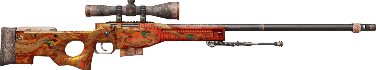 Preview image 2 of Souvenir AWP | Desert Hydra (ถลอกปอกเปิกจากการรบ)