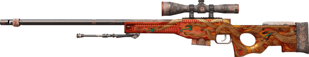 Souvenir AWP | Desert Hydra (ถลอกปอกเปิกจากการรบ)