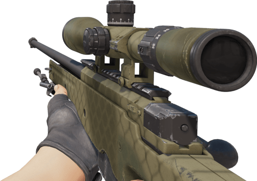 Preview image 3 of Souvenir AWP | 사파리 격자 무늬 (현장에서 쓰인)