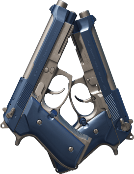 Preview image 2 of Souvenir Dual Berettas | Eloksal Donanma (Fabrikadan Yeni Çıkmış)