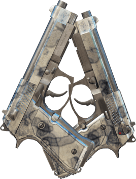 Preview image 2 of Souvenir Dual Berettas | 人工染色 (战痕累累)