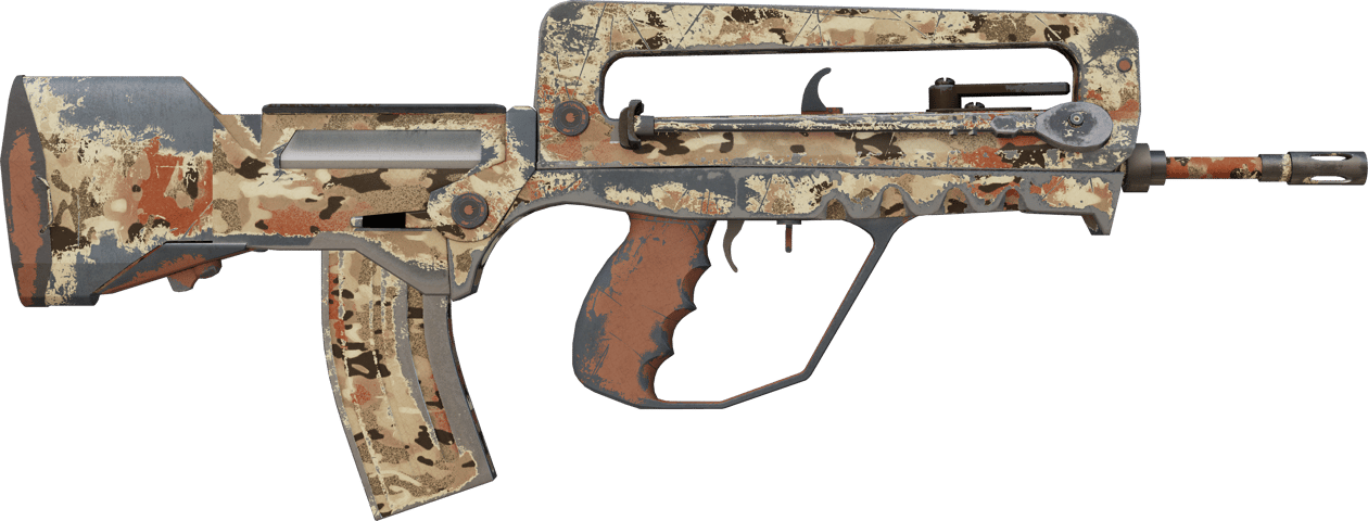 Preview image 2 of Souvenir FAMAS | CaliCamo (戦いで傷ついた)