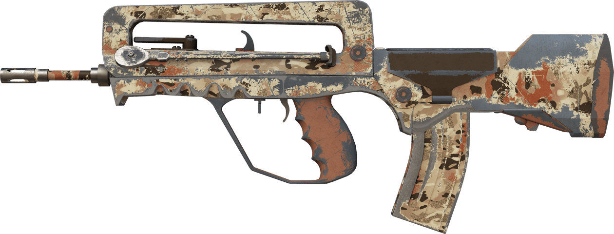 Preview image 1 of Souvenir FAMAS | CaliCamo (戦いで傷ついた)