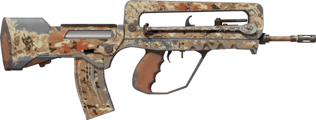 Preview image 2 of Souvenir FAMAS | 加州迷彩 (重度磨損)