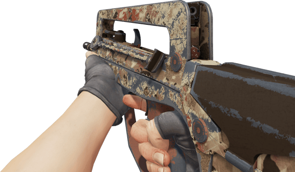 Preview image 3 of Souvenir FAMAS | 加州迷彩 (重度磨損)