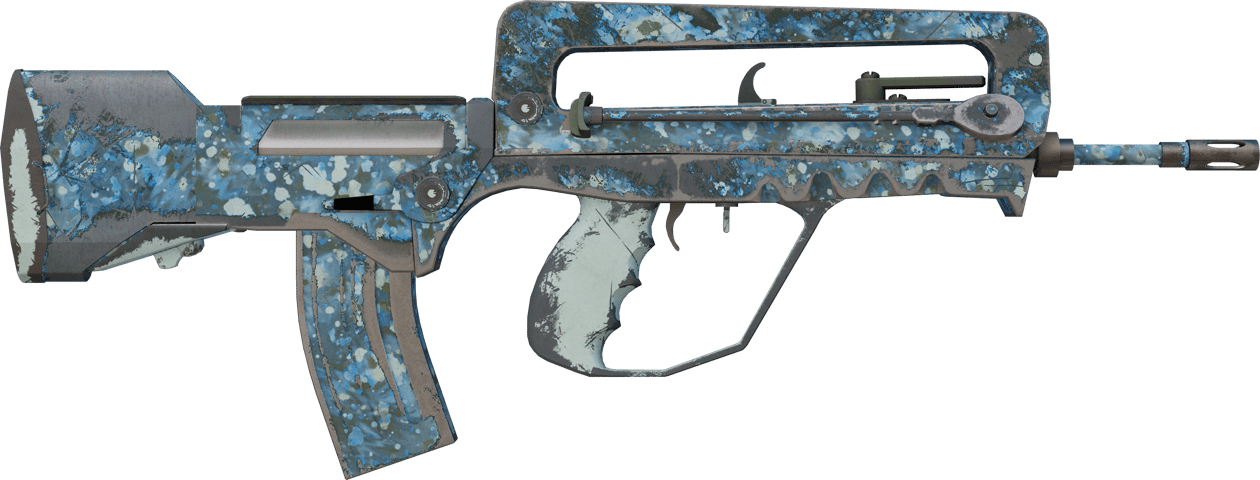 Preview image 2 of Souvenir FAMAS | 青藍噴濺 (戰痕累累)