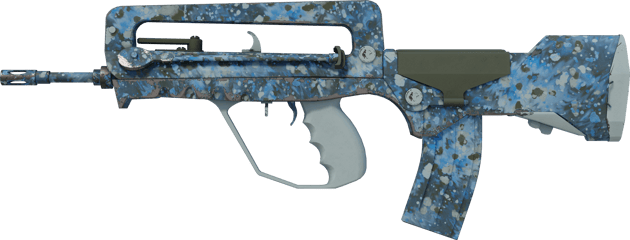 Souvenir FAMAS | 青藍噴濺 (全新出廠)