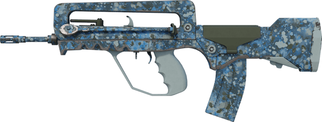 Souvenir FAMAS | 青藍噴濺 (輕微磨損)