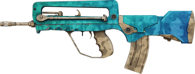 Souvenir FAMAS | Wody Neftydy (po testach bojowych)