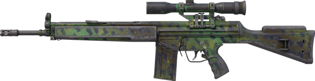 Souvenir G3SG1 | 열대림의 흔적 (전투로 닳고 닳은)