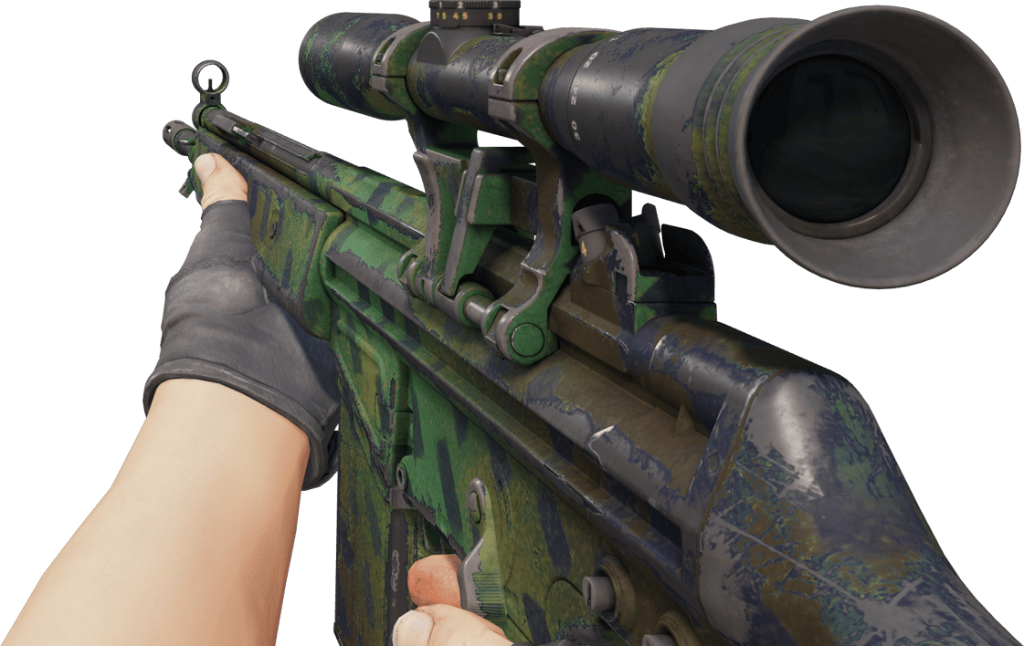 Preview image 3 of Souvenir G3SG1 | Jungle Dashed (WW - Khá mòn)