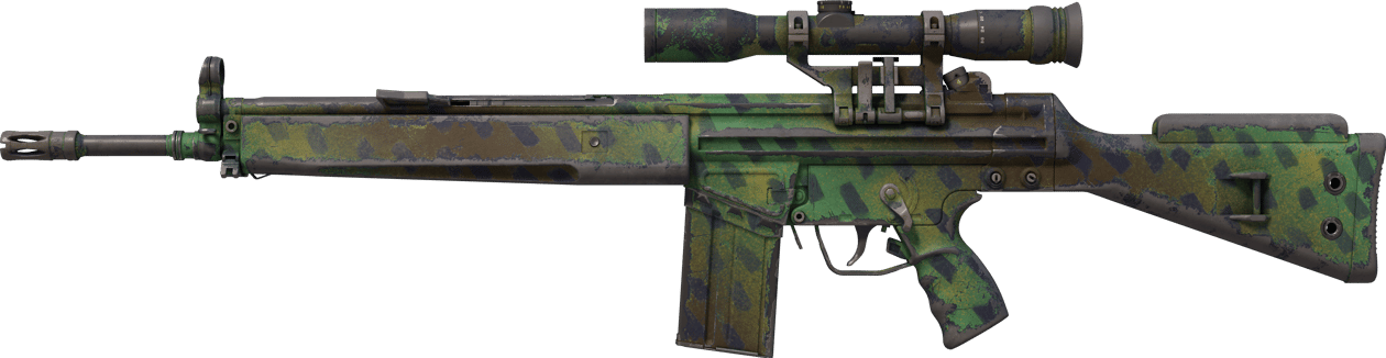 Preview image 1 of Souvenir G3SG1 | Jungle Dashed (WW - Khá mòn)