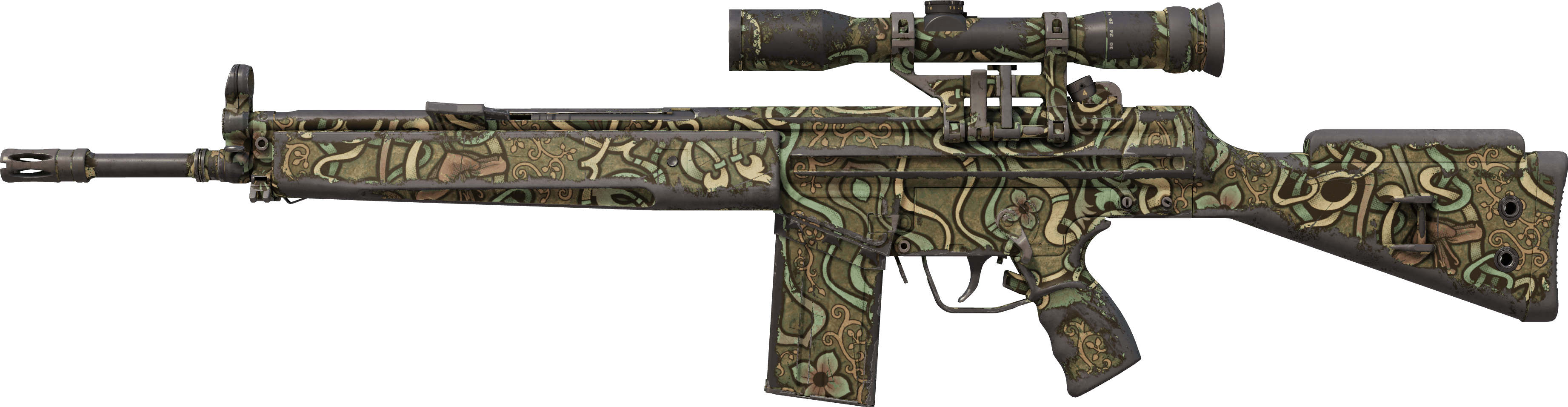 Souvenir G3SG1 | New Roots (Well-Worn)