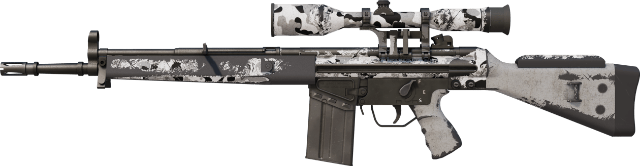 Preview image 1 of Souvenir G3SG1 | Polar Camo (戦いで傷ついた)