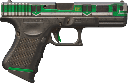 Preview image 2 of Souvenir Glock-18 | 초록색 노선 (꽤 닳은)