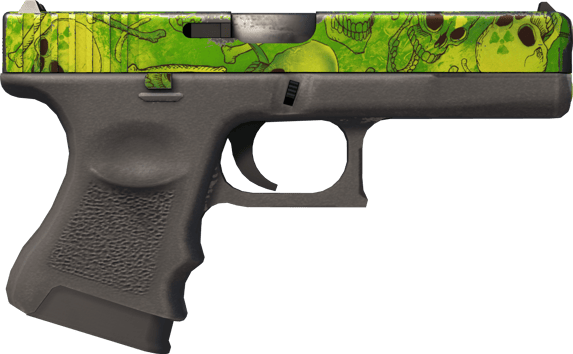 Preview image 2 of Souvenir Glock-18 | Jardín nuclear (Bastante desgastado)