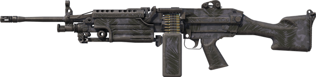 Souvenir M249 | 夜半棕榈 (战痕累累)