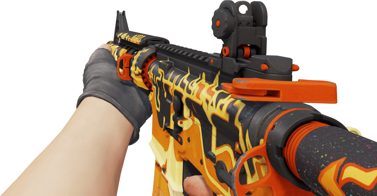 Preview image 3 of Souvenir M4A4 | Hellish (มีรอยถลอกเล็กน้อย)