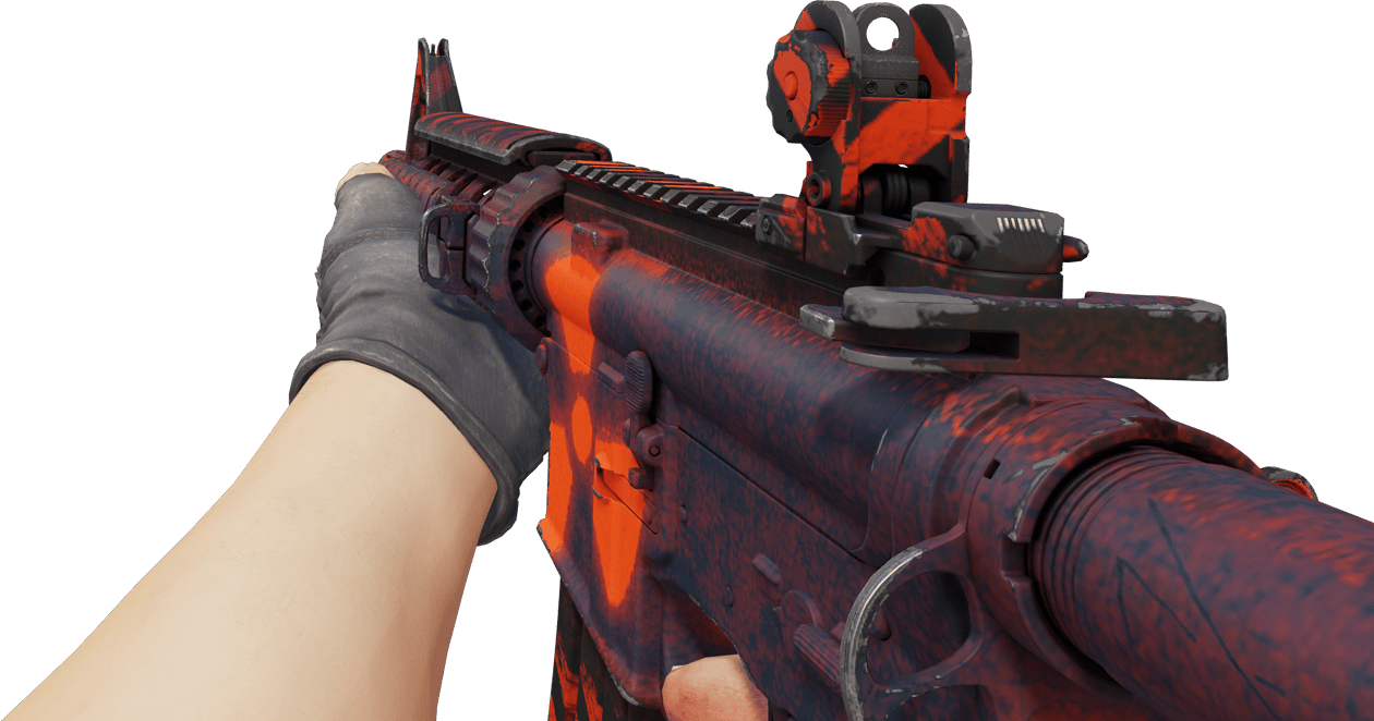 Preview image 3 of Souvenir M4A4 | Radiation Hazard (มีรอยถลอกเล็กน้อย)