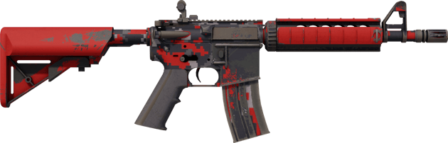 Preview image 2 of Souvenir M4A4 | Rotes DDPAT (Einsatzerprobt)