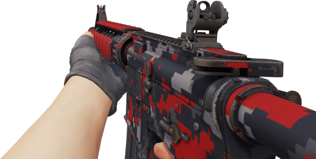 Preview image 3 of Souvenir M4A4 | Rotes DDPAT (Einsatzerprobt)
