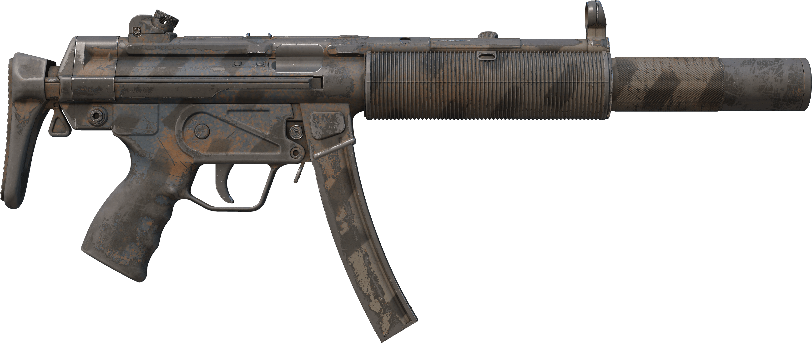 Preview image 2 of Souvenir MP5-SD | Dirt Drop (Battle-Scarred)