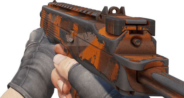 Preview image 3 of Souvenir MP9 | Orange Peel (Battle-Scarred)
