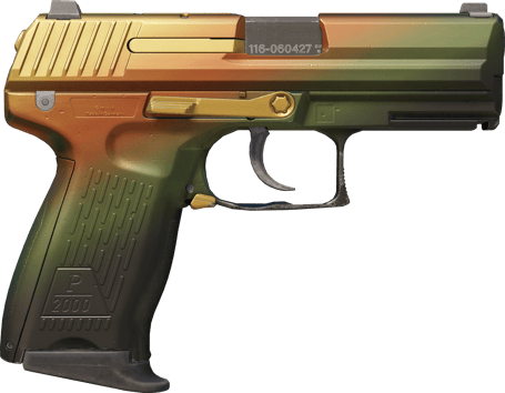 Preview image 2 of Souvenir P2000 | Amber Fade (Minimal Wear)