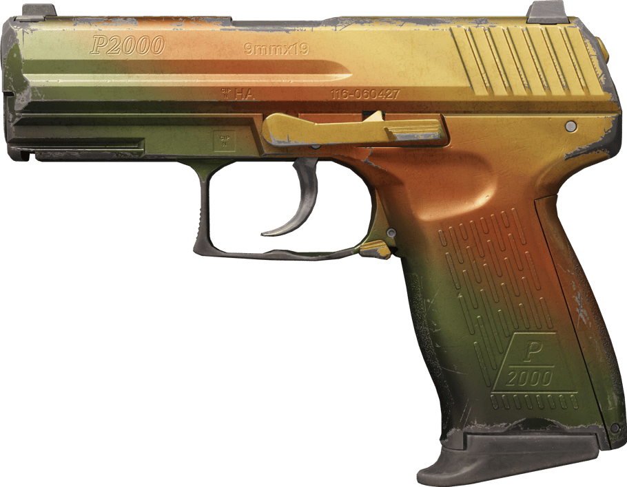 Preview image 1 of Souvenir P2000 | Amber Fade (Well-Worn)