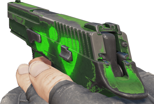 Preview image 2 of Souvenir P250 | Amenaza nuclear (Algo desgastado)