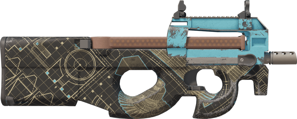 Preview image 2 of Souvenir P90 | Pohjapiirrosnegatiivi (Käytössä kokeiltu)