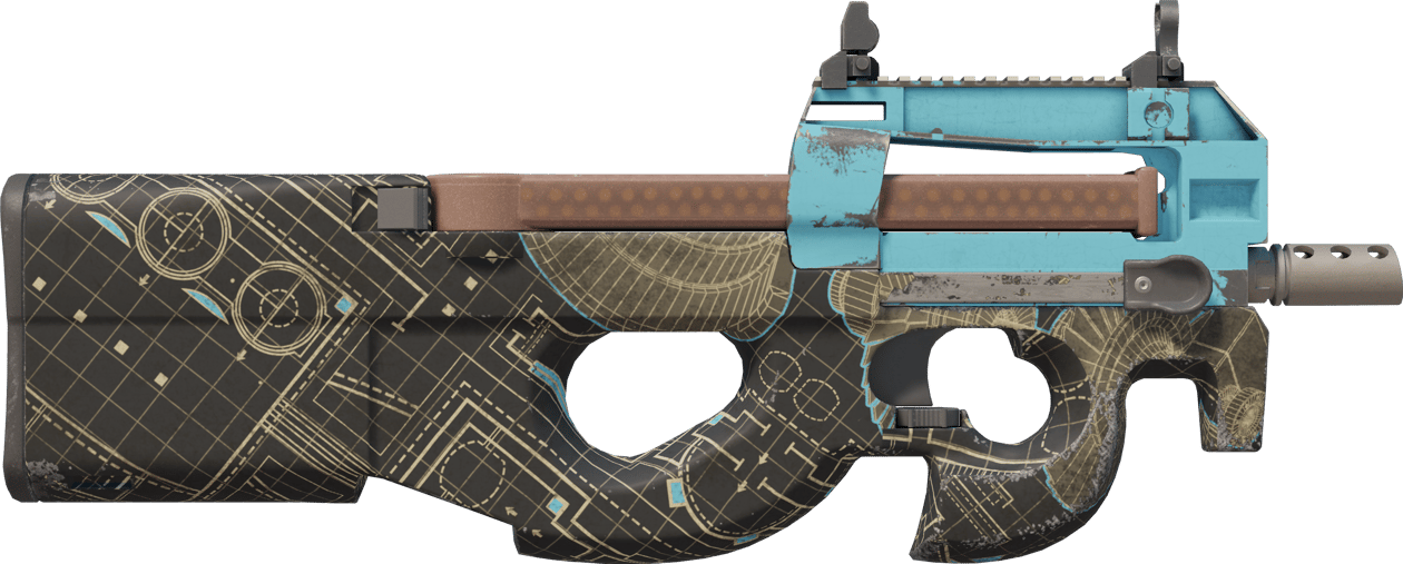 Preview image 2 of Souvenir P90 | Facility Negative (มีรอยถลอกเล็กน้อย)