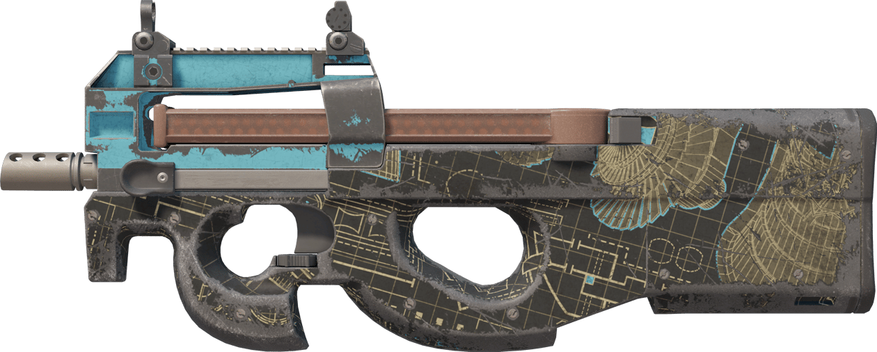Preview image 1 of Souvenir P90 | 设施系列·底片图 (破损不堪)