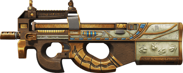 Souvenir P90 | 스카라베 러시 (전투로 닳고 닳은)