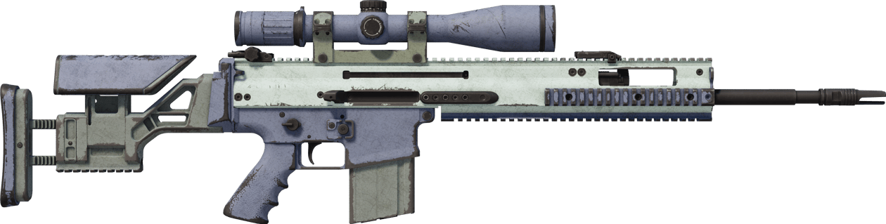 Preview image 2 of Souvenir SCAR-20 | Storm (Battle-Scarred)